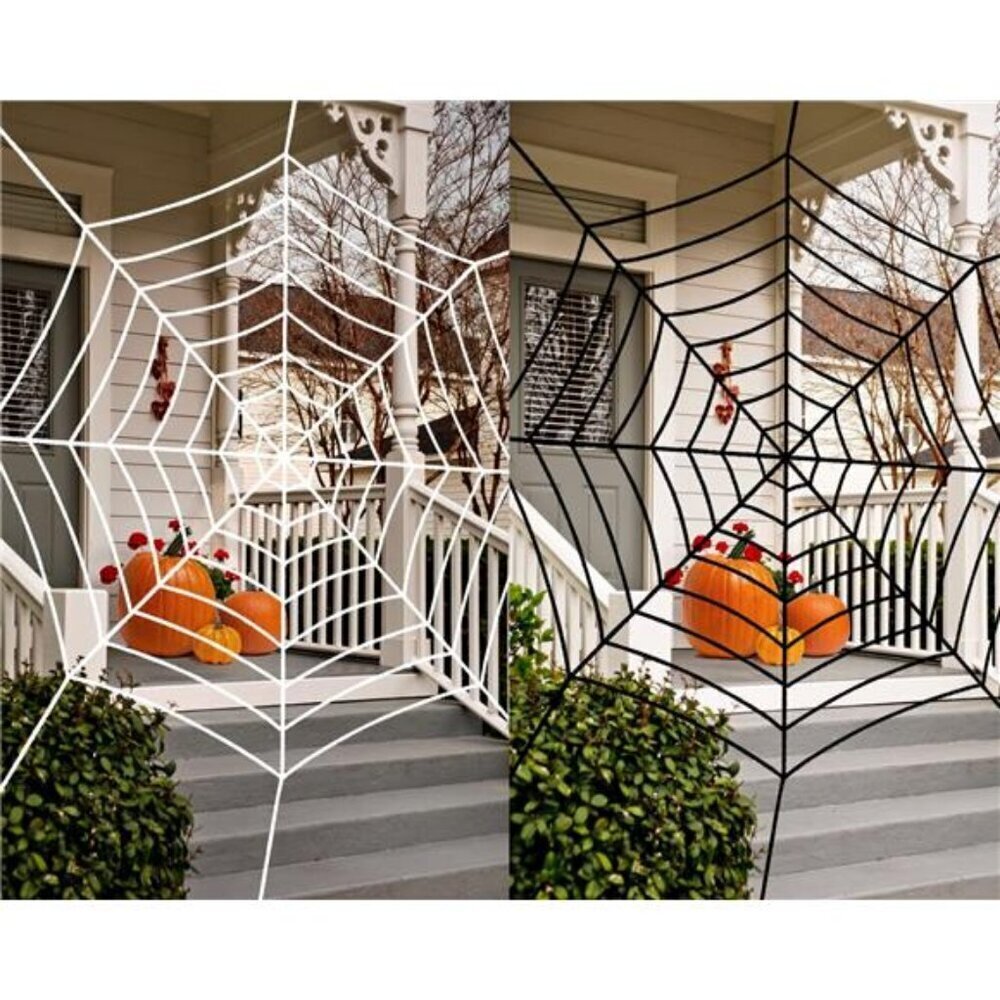 Giant Spider Web Halloween Decor 2 Pack 9ft